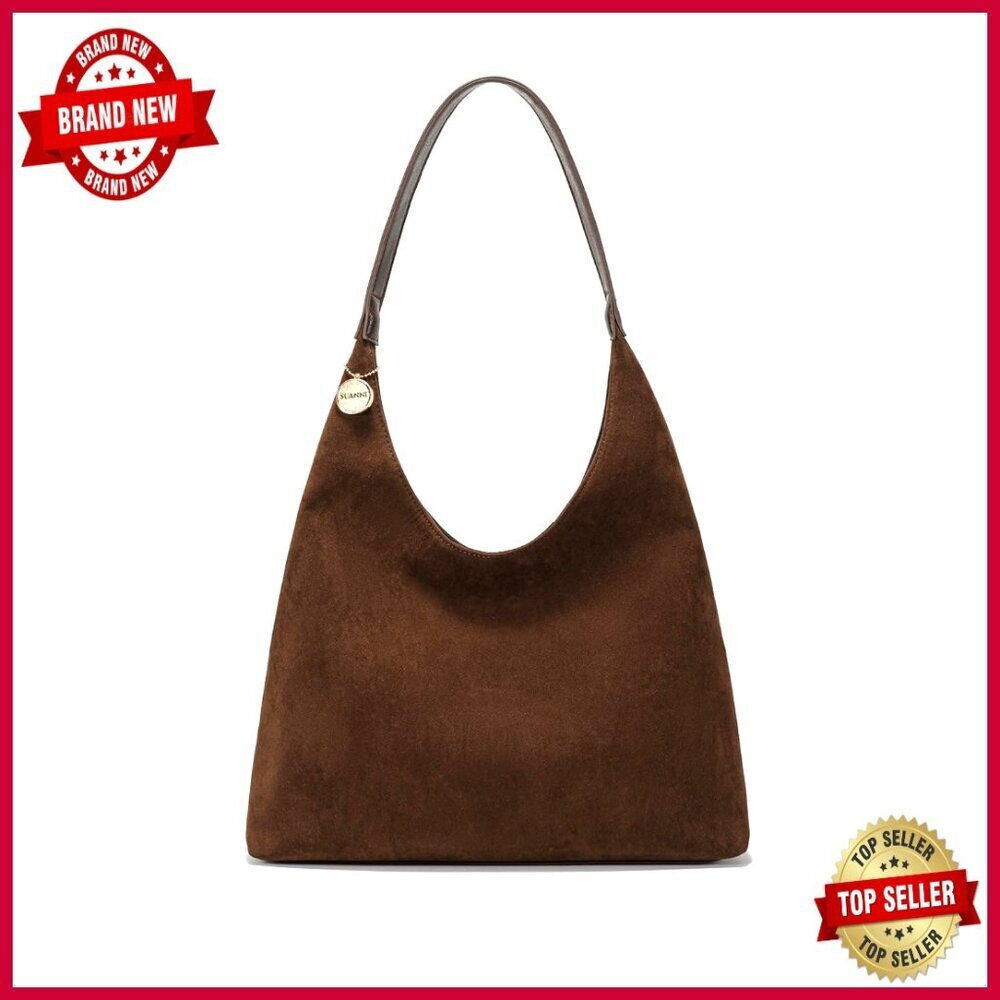 Large Vegan Leather Tote Bag with Zipper for Work and Travel
